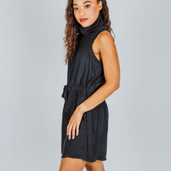 NWT Cinq à Sept Lonny Silk Turtleneck mini Dress womens size small 100% silk - Picture 3 of 14